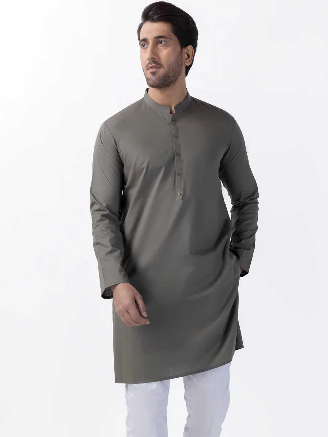 GREEN BLENDED KURTA | AL-K-1170/AM-6200C