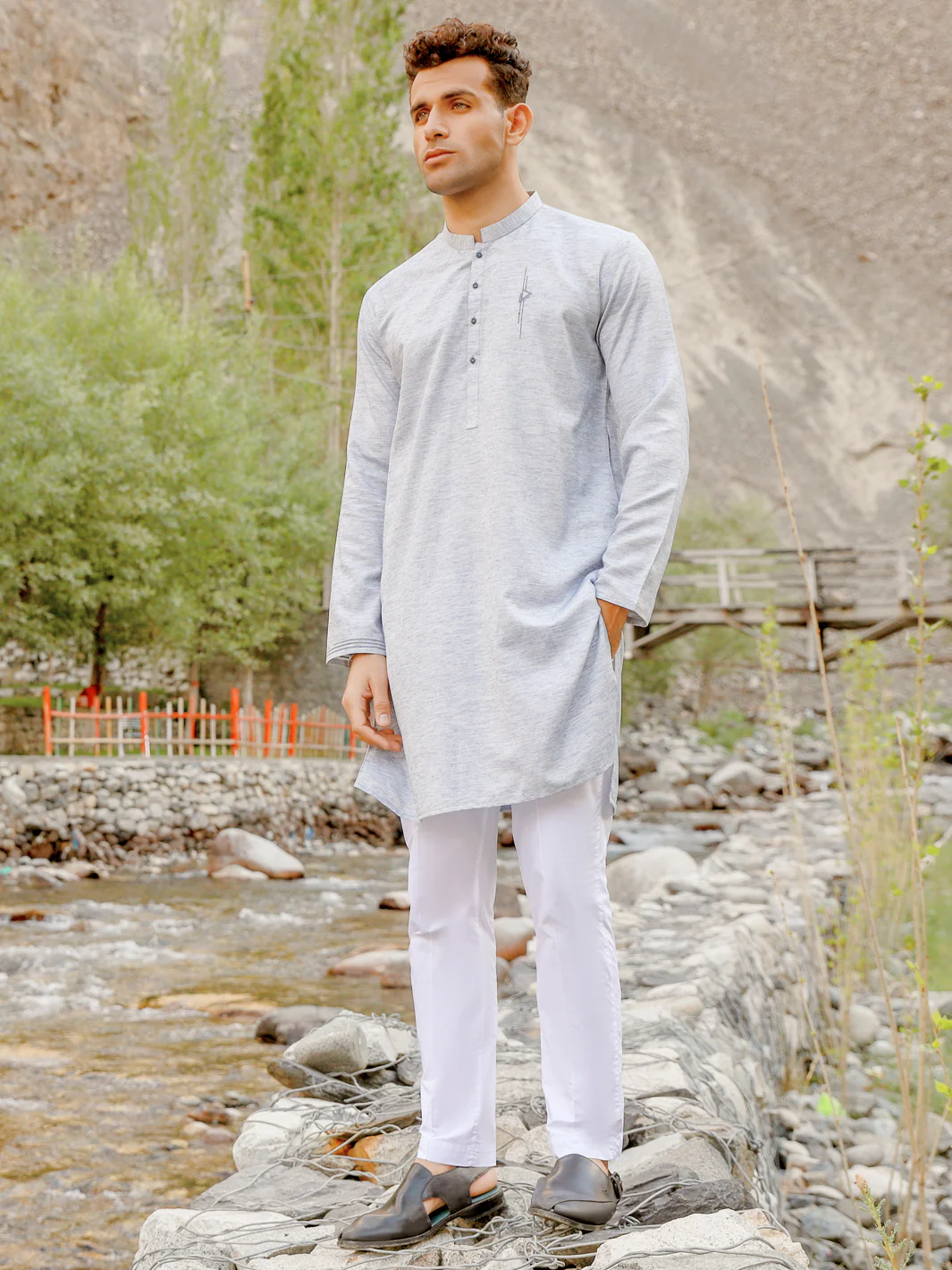 LIGHT BLUE KURTA | AL-K-US-1031/AM-5082B