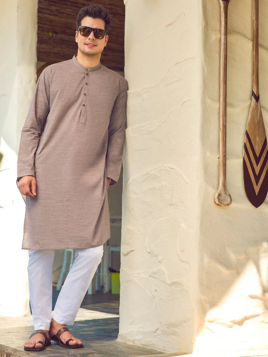 PURPLE COTTON KURTA | AL-K-US-965/AM-950D