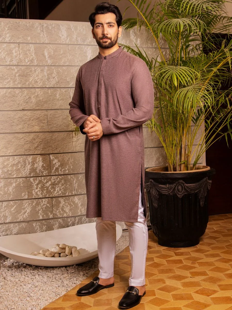 PURPLE PUR COTTON KURTA | AL-K-US-973/AM-5025A