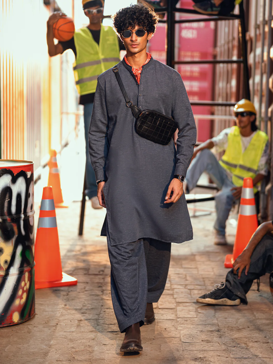 BLUE KAMEEZ SHALWAR | AL-KS-3290/AM-15069B