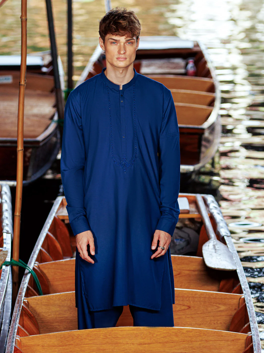 BLUE KAMEEZ SHALWAR | AL-KS-US-24-2956