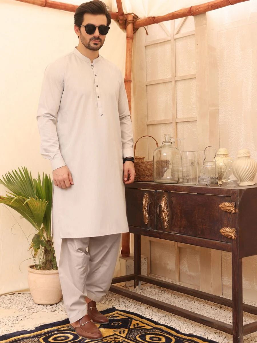 LIME GREEN VISCOSE KAMEEZ SHALWAR | AL-KS-US-2635/AM-895C
