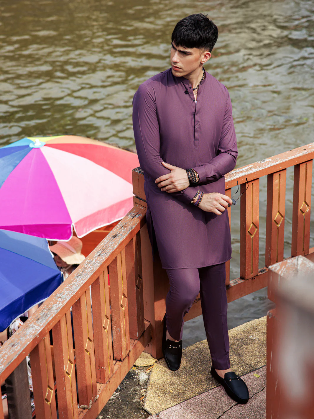 PURPLE KURTA TROUSERS | AL-KT-US-24-2972