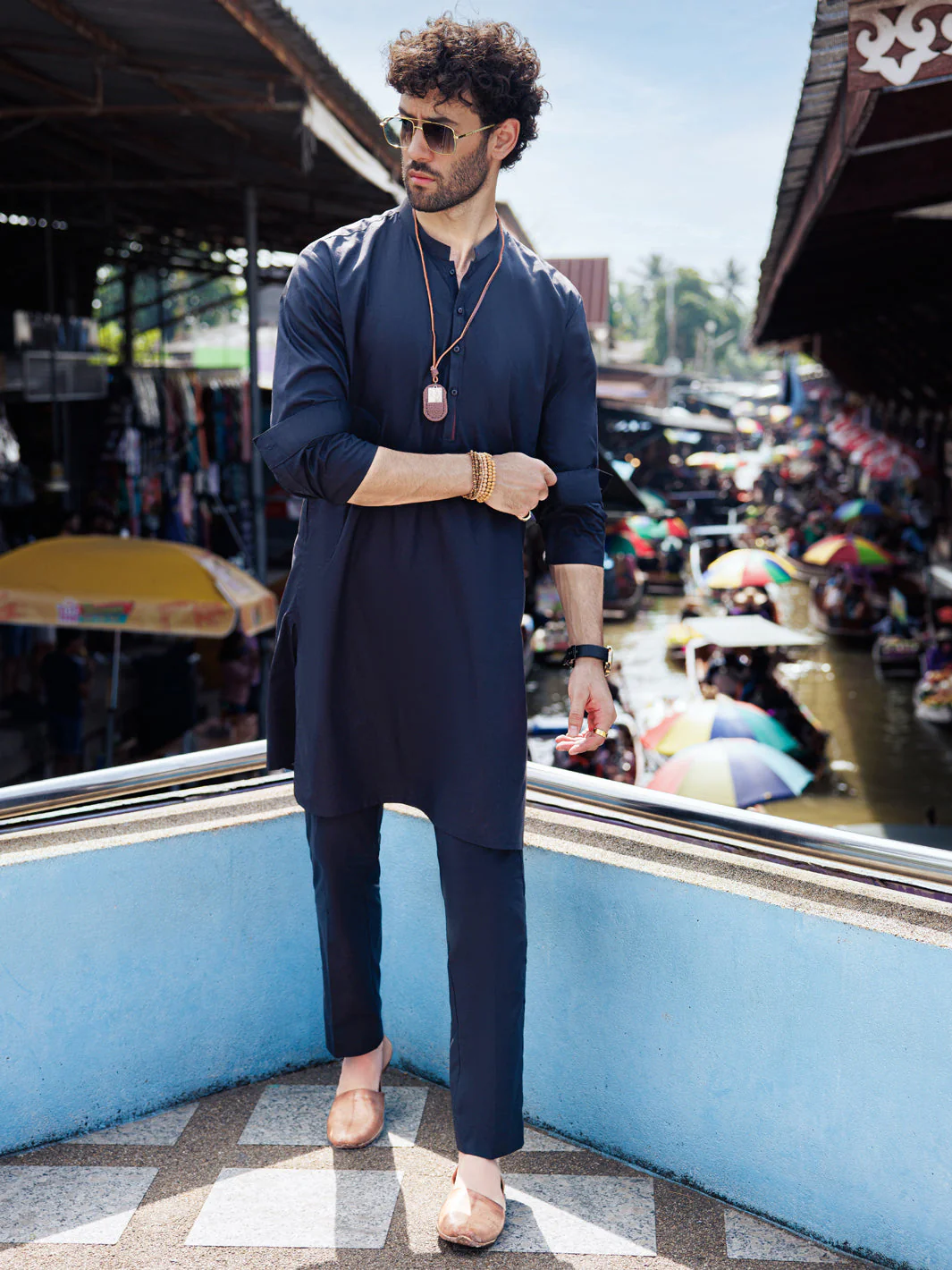 BLACK KURTA TROUSERS | AL-KT-US-24-2982