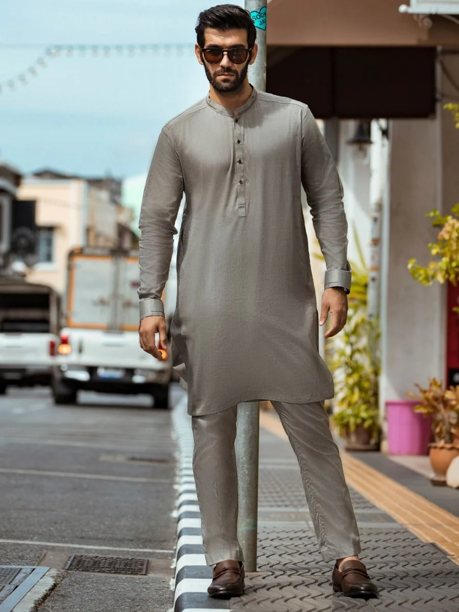 GREY KURTA TROUSERS | AL-KT-US-2696/AM-905B