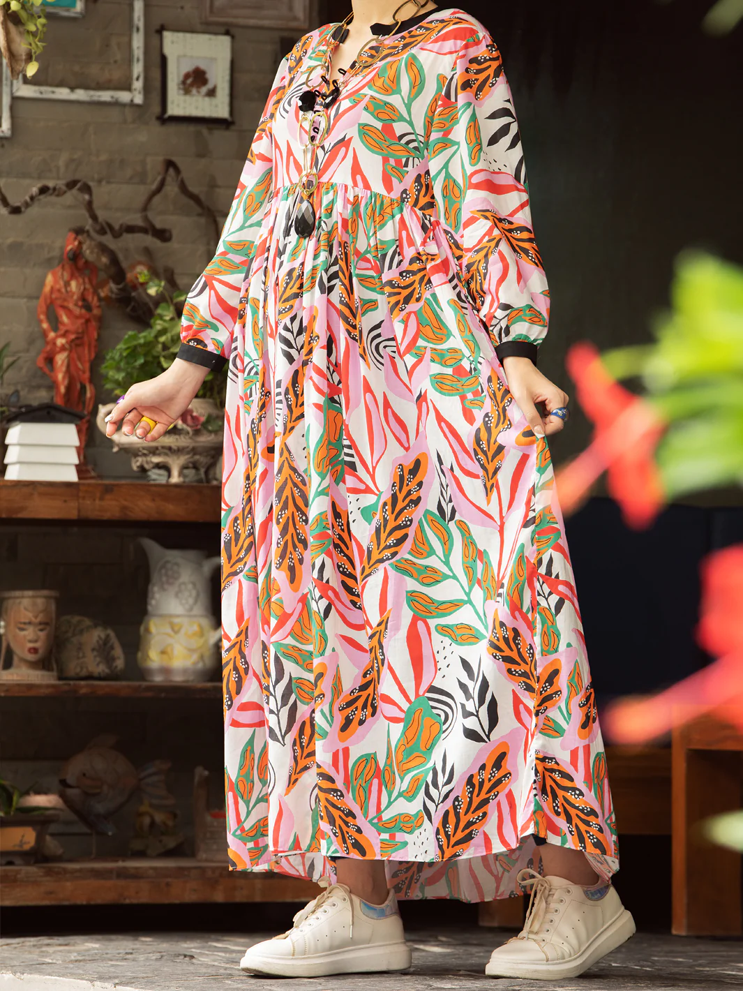 MULTICOLOR CAMBRIC KURTI | AL-LK-US-842/FB-842A - Image 9