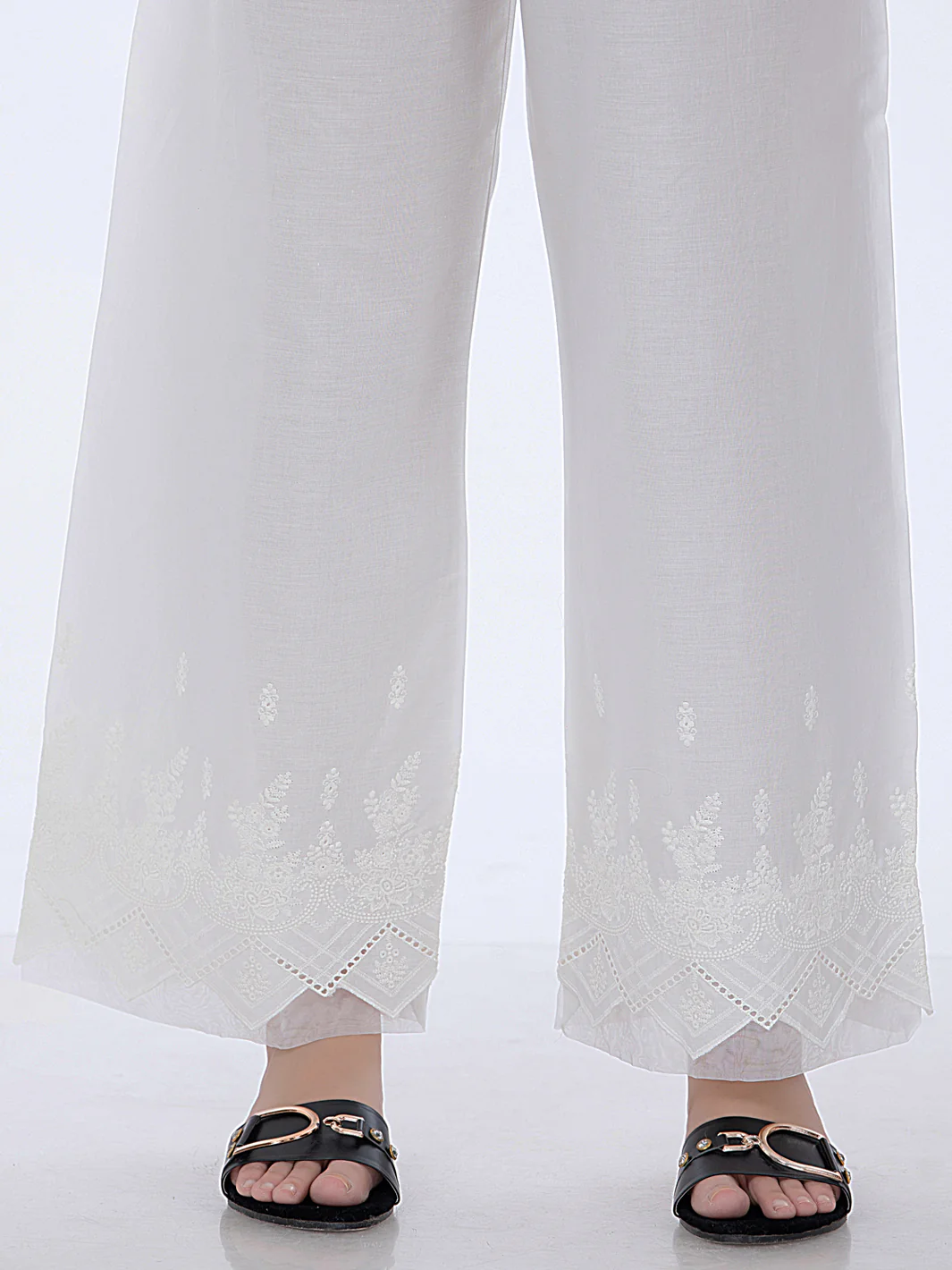 WHITE DYED TROUSERS | AL-T-US-558/RFD