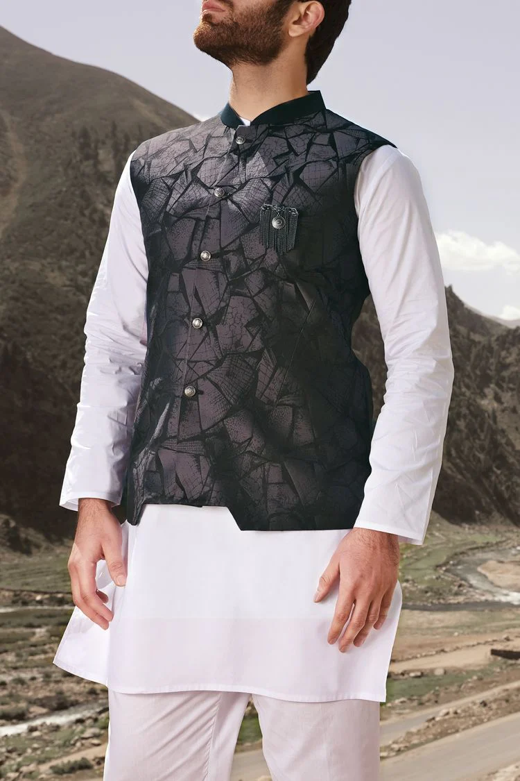 BLACK WAISTCOAT | AL-WC-US-278/AM-720A