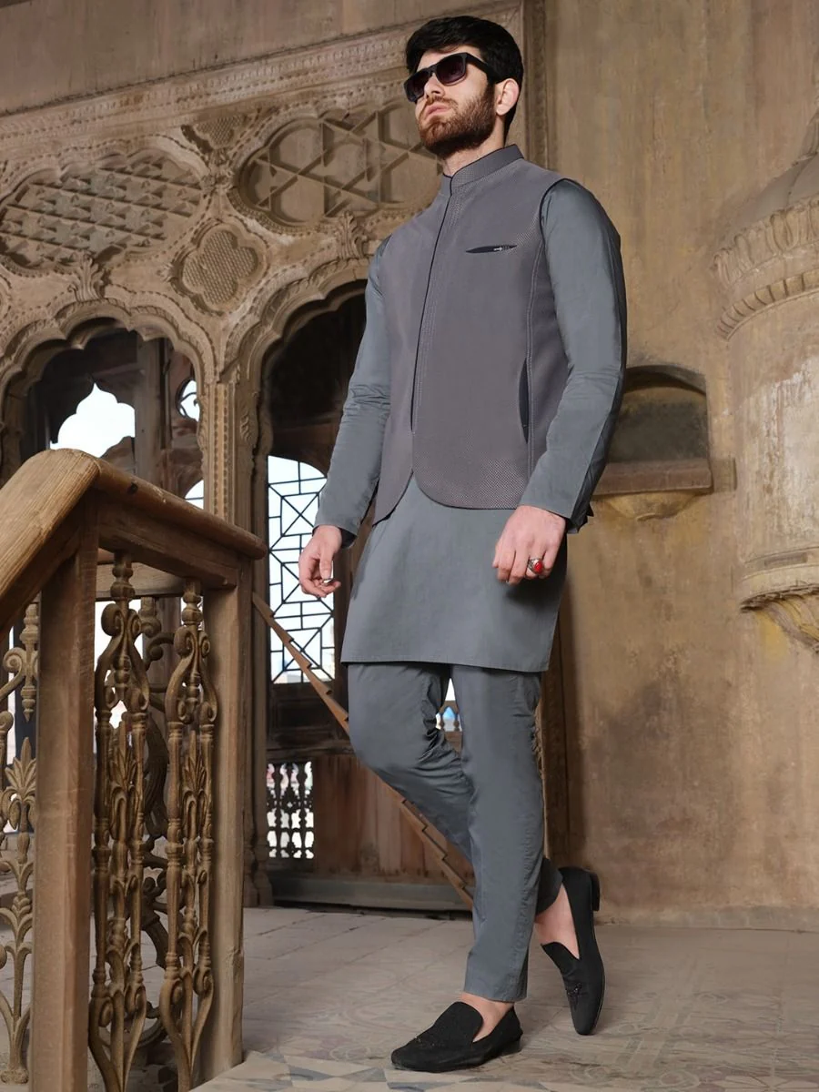 GREY WAISTCOAT | AL-WC-US-324 V-3 2020