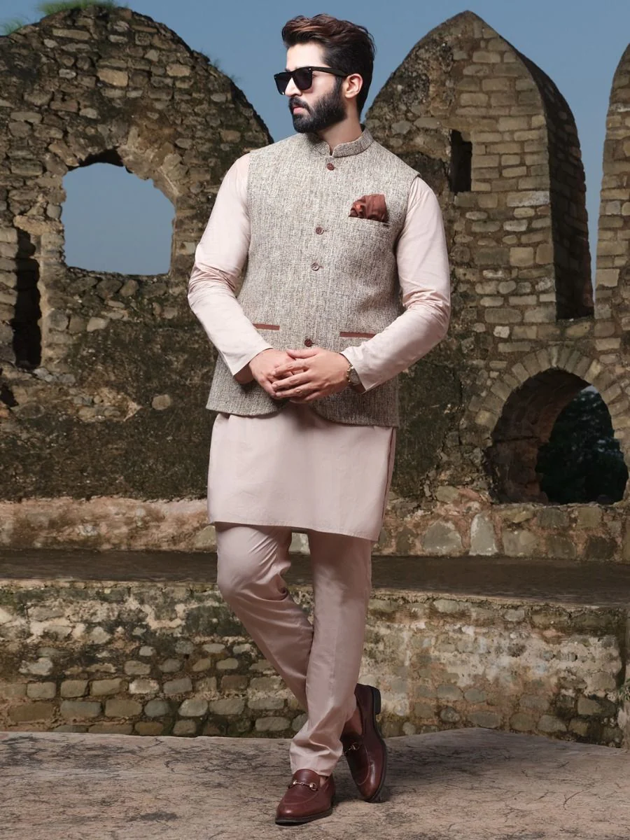 LIGHT BROWN WAISTCOAT | AL-WC-US-339 V-1 2021
