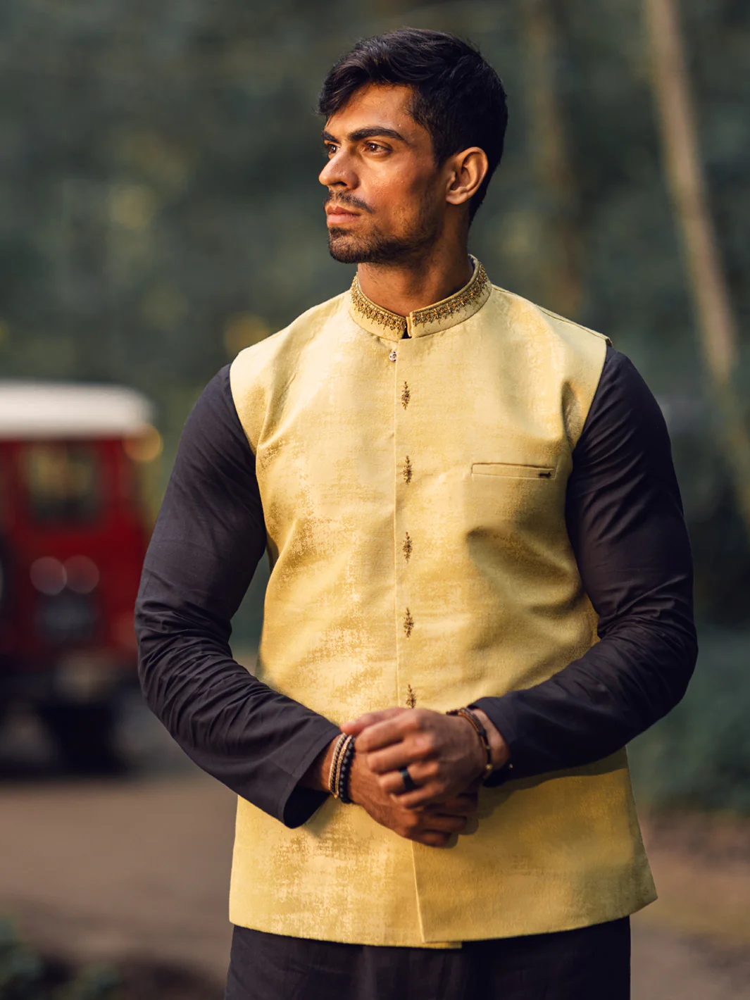 PISTACHIO GREEN WAISTCOAT | AL-WC-US-519/JJ-8401A