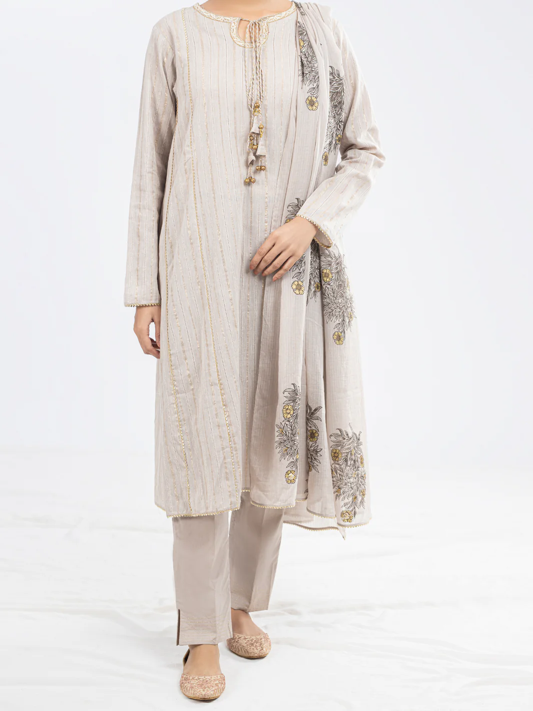 GREY LINO KARA 3PC STITCHED | ALP-3PS-1801/S AM-2881A