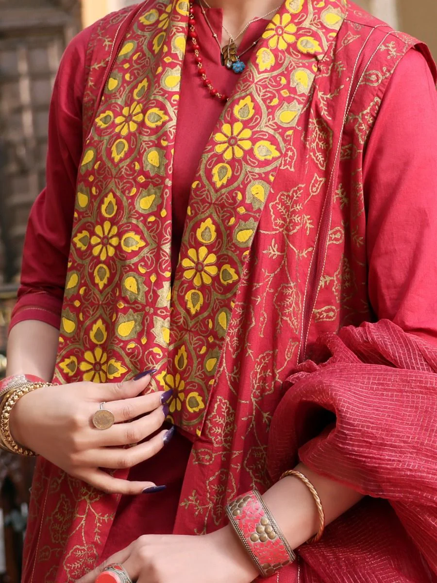 MEHNDI GREEN CAMBRIC 3PC UNSTITCHED | ALP-3PS-US-1090 V-2 2021 - Image 2