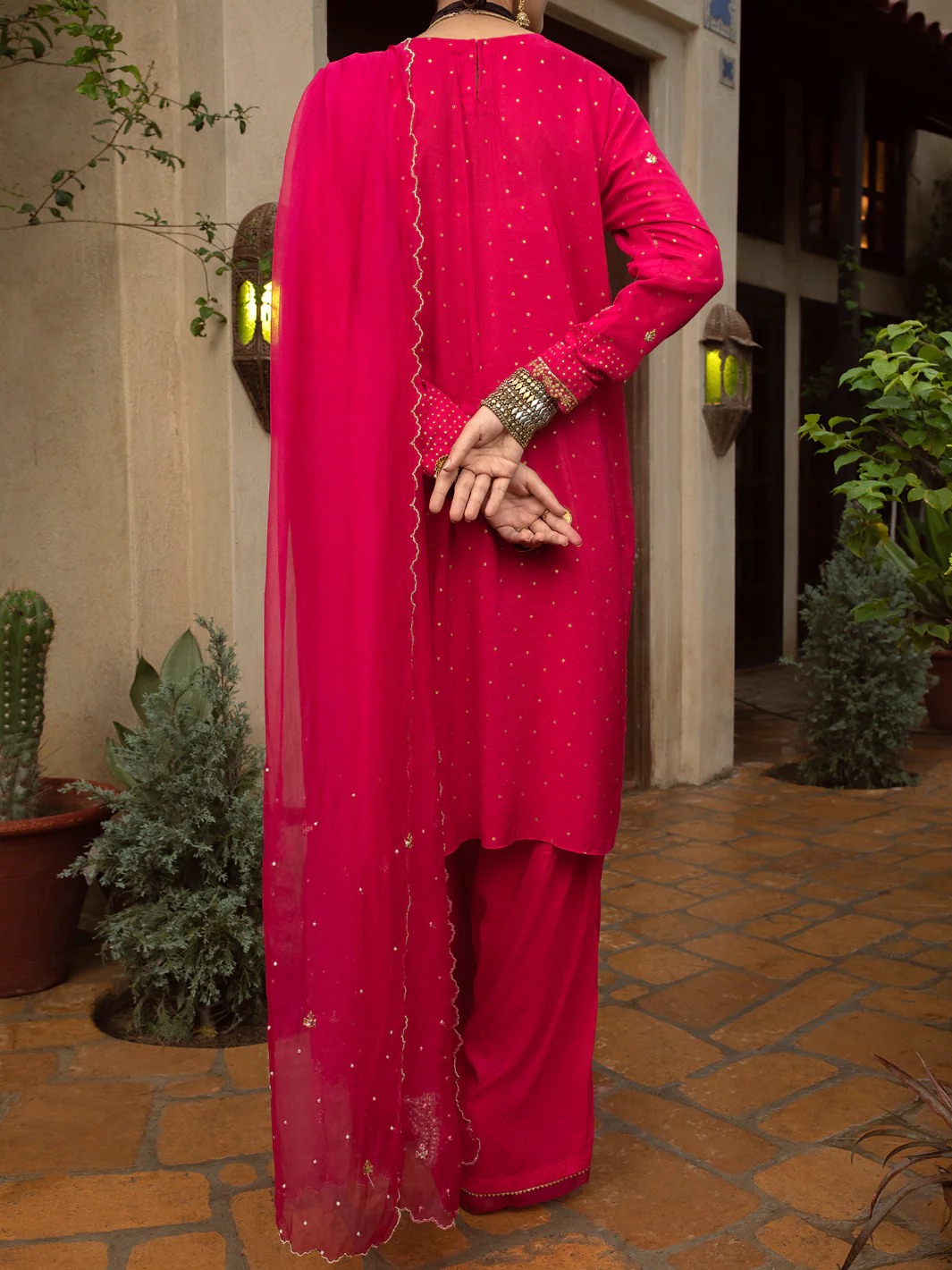 PINK PLAIN 3PC STITCHED | ALP-3PS-US-1397/S FB-1397A - Image 2