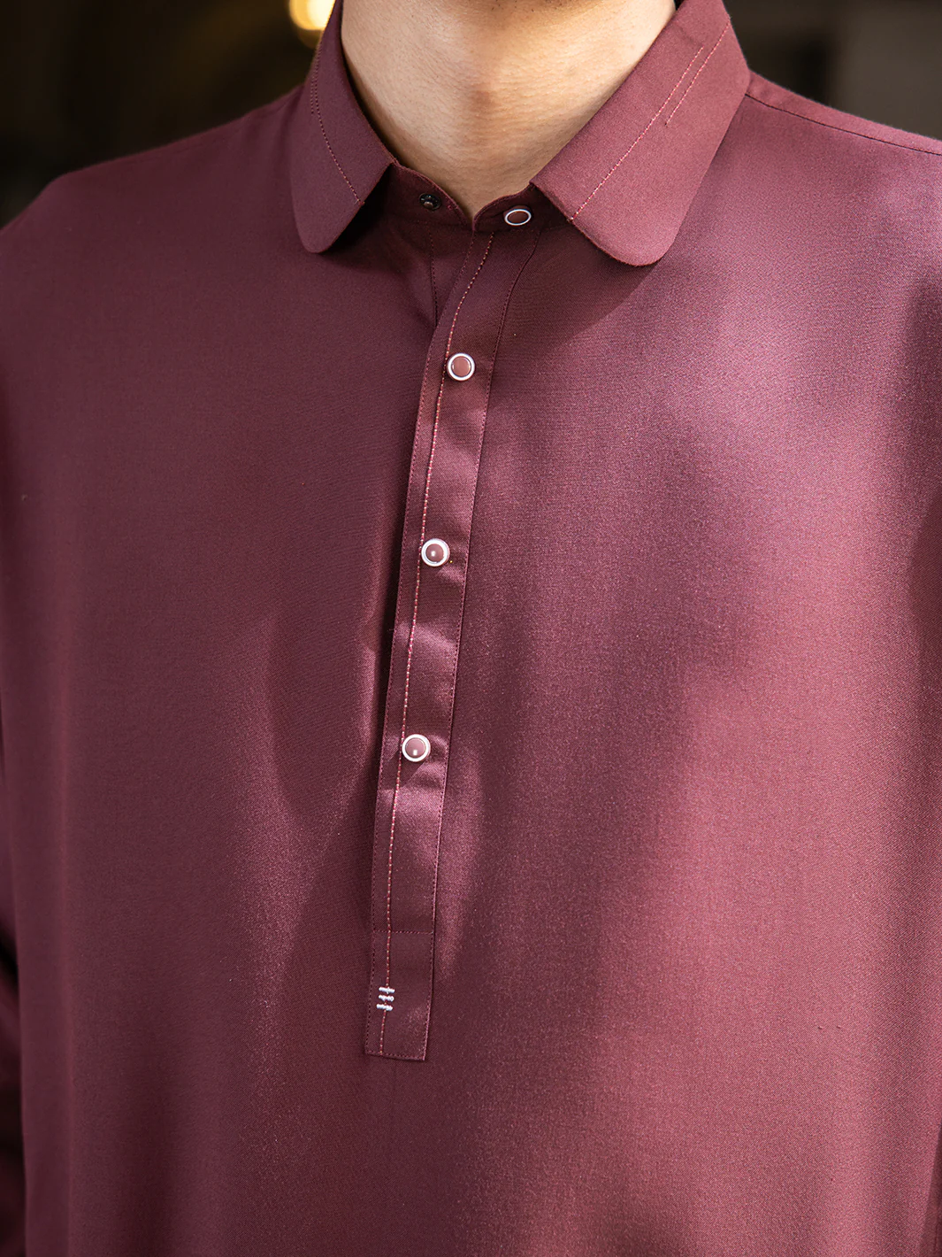 MAROON KAMEEZ SHALWAR | ALWA-KS-US-24-414 - Image 2