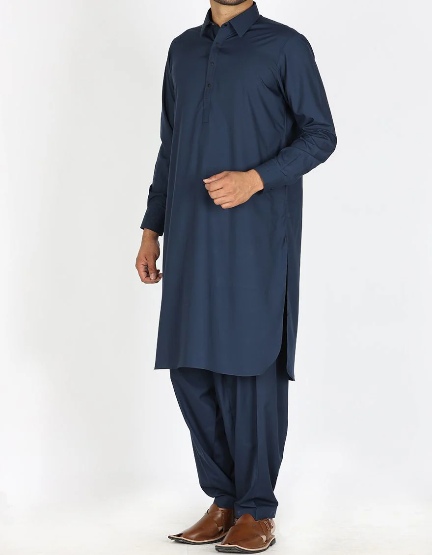 BLUE KAMEEZ SHALWAR | ALWA-KS-US-182/AM-813-1D