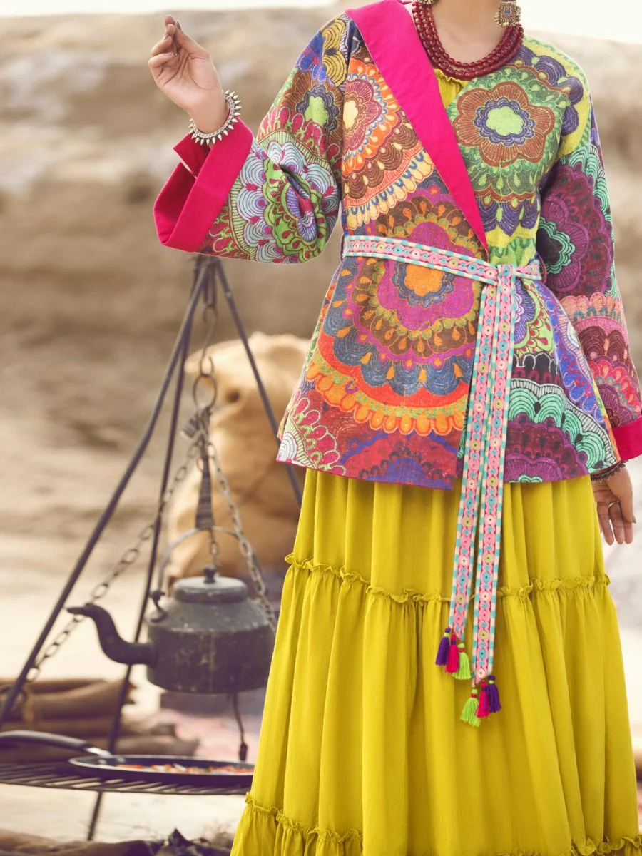 MULTICOLOR TWILL TOP COAT | AWP-JT-US-395/FB-395A