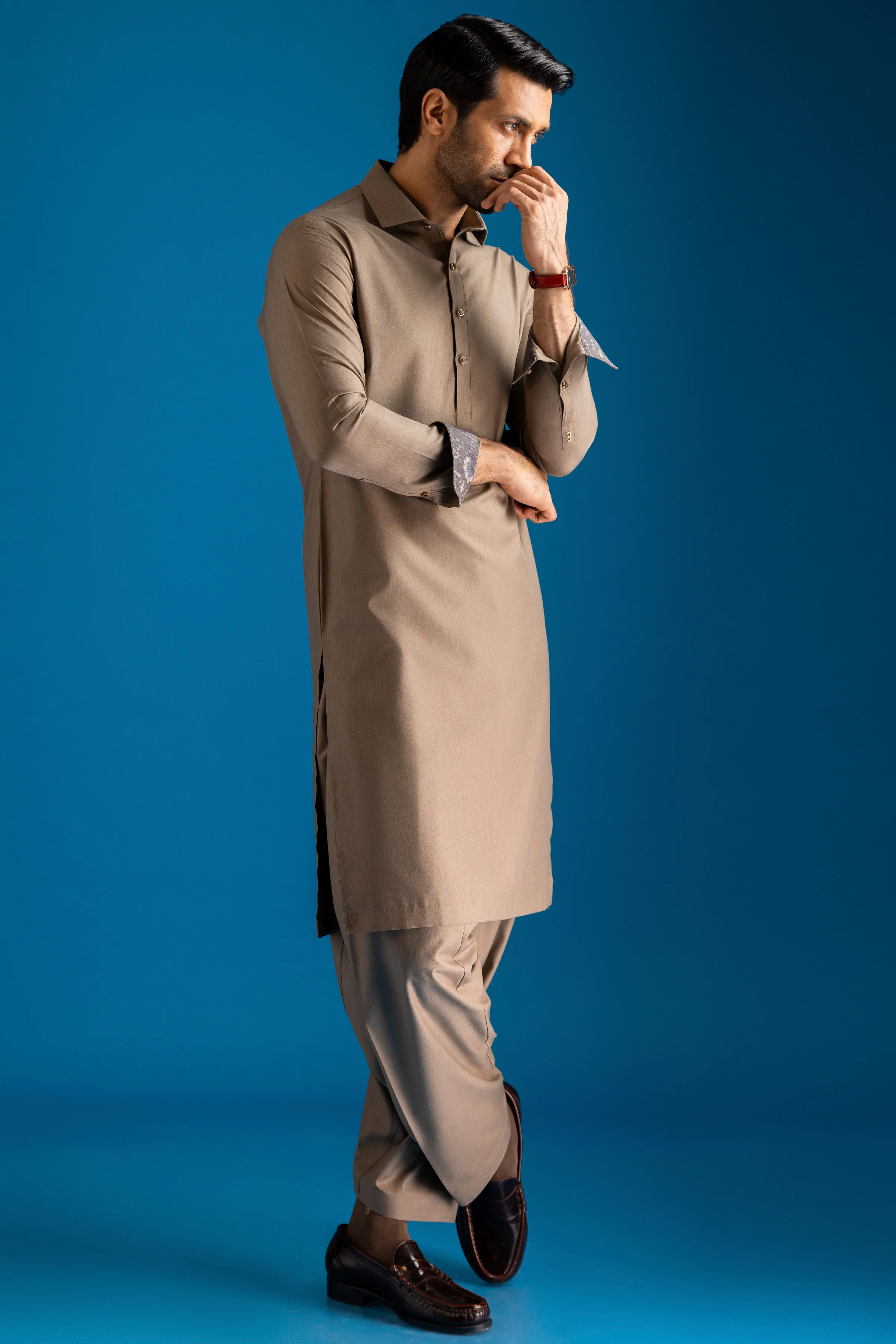 SAND KAMEEZ SHALWAR | CCMKS-A-US-39359-2/4 - SWITZERLAND - Image 4