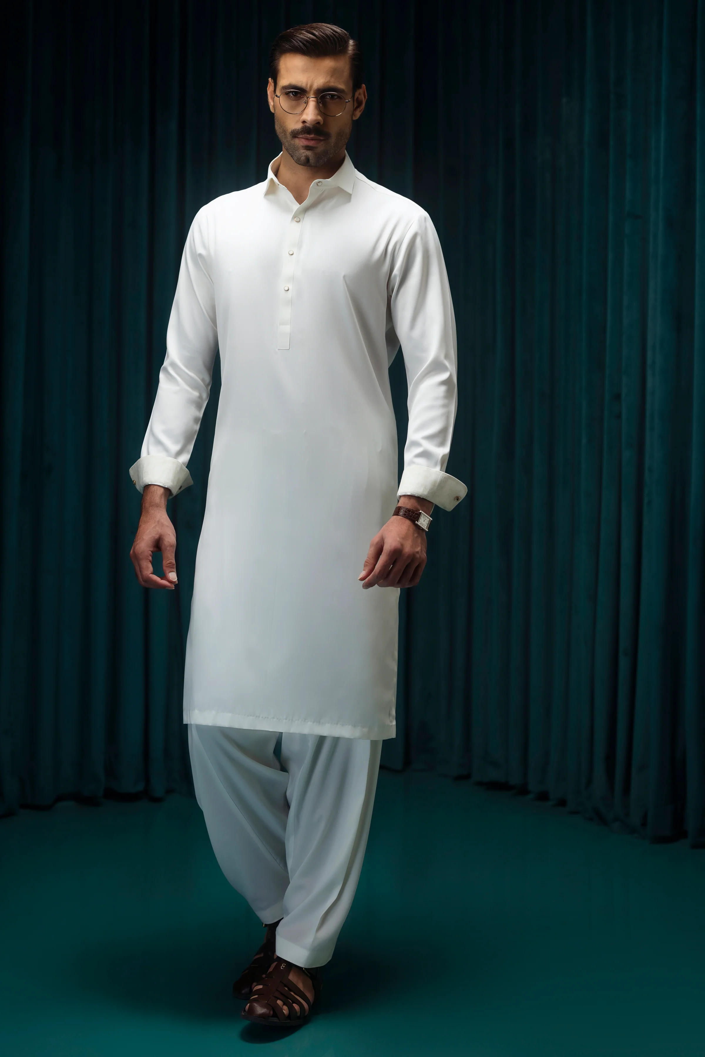WHITE KAMEEZ SHALWAR | CCMKS-S-39525-A2