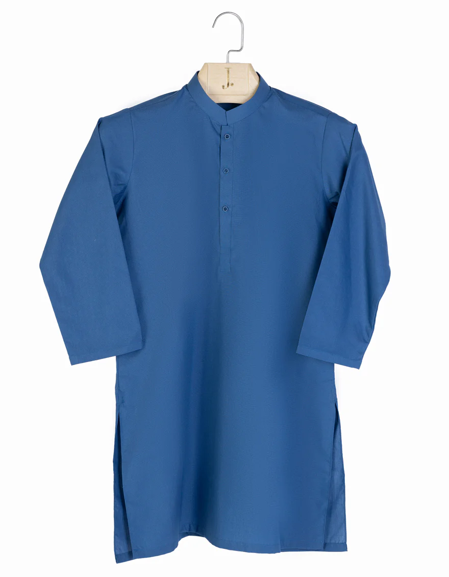 BLUE BLENDED KURTA | JCK-A-39354-E/S25/JJ