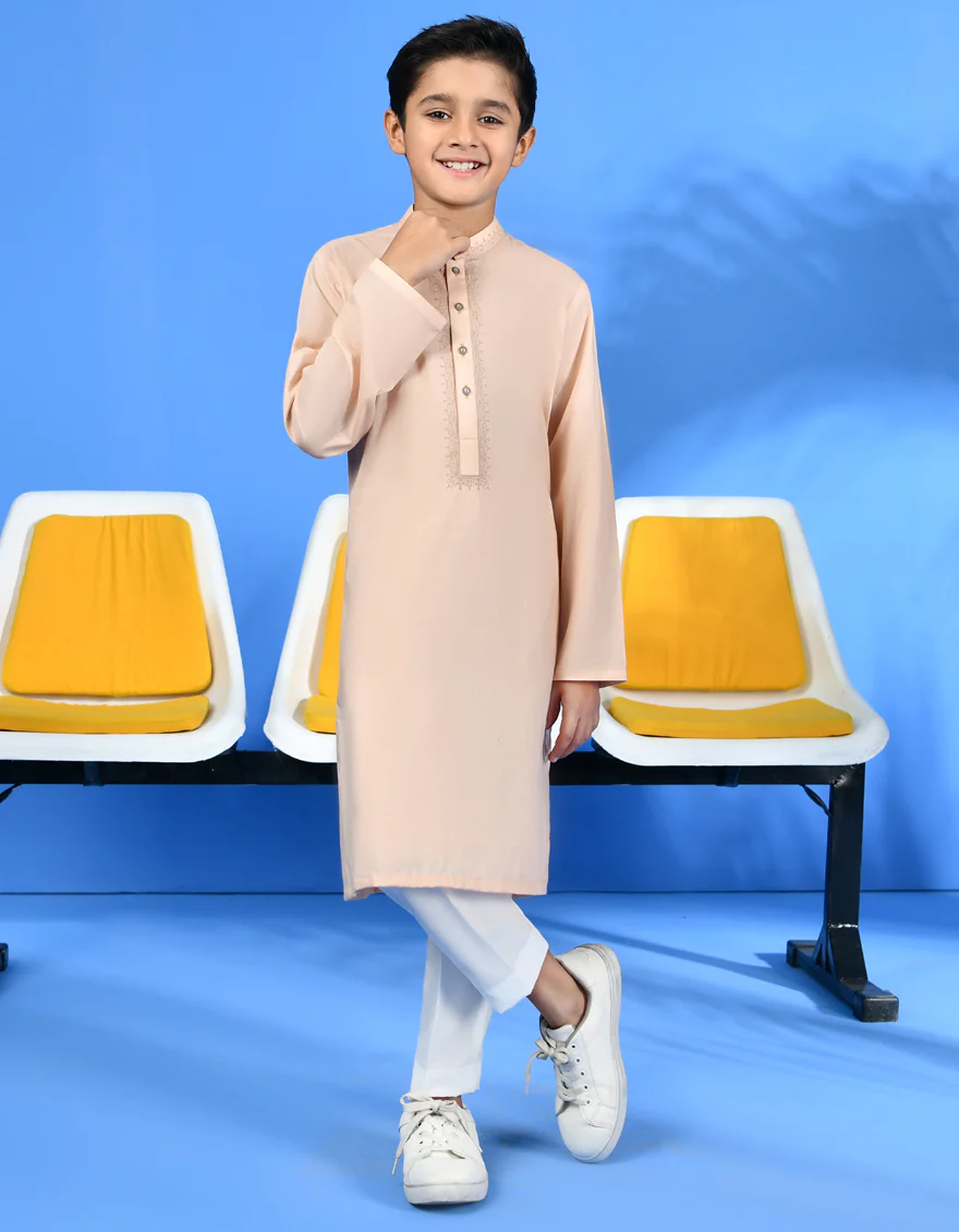 ORANGE COTTON KURTA | JCK-S-38965/S24/JJ87