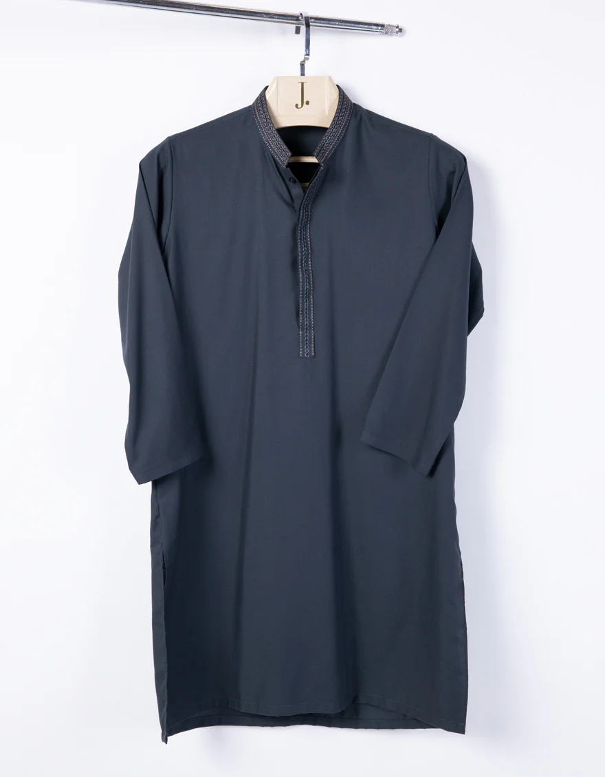 GREY BLENDED KURTA | JCK-S-39013/S24/JJ91