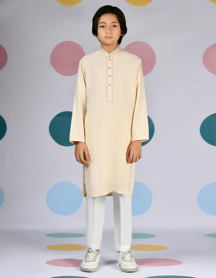 ORANGE BLENDED KURTA | JCK-S-39140/S24/JJ9122-FL