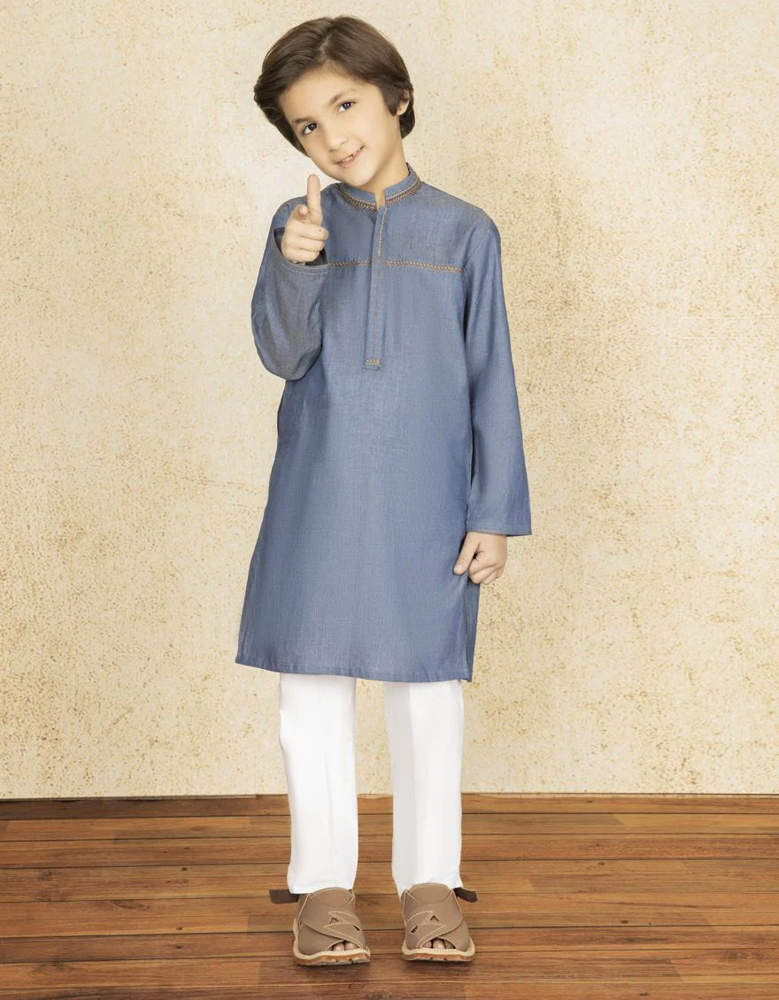 DULL SEA GREEN KURTA | JCK-S-US-39283/S22/JJ7609-CL
