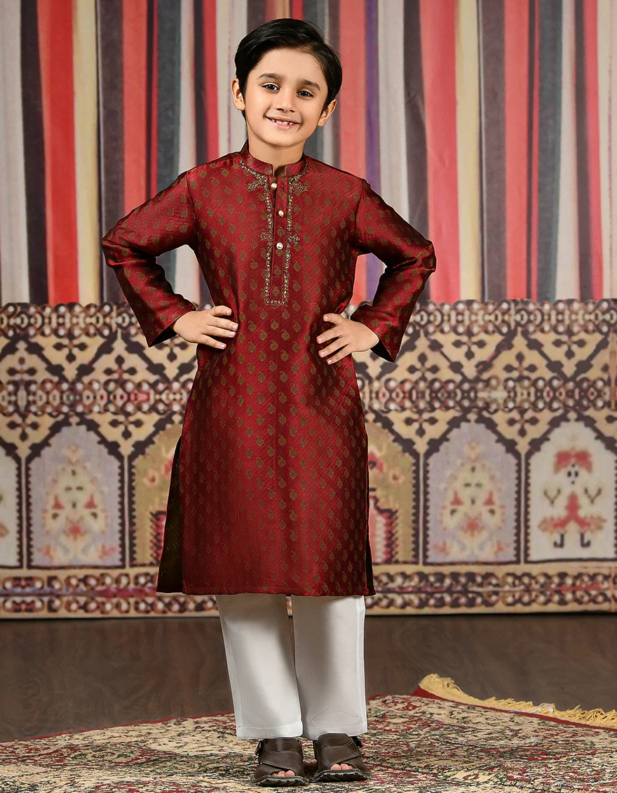 MAROON SPECIAL KURTA | JCK-SP-US-43064/S21/JJ8138-FL