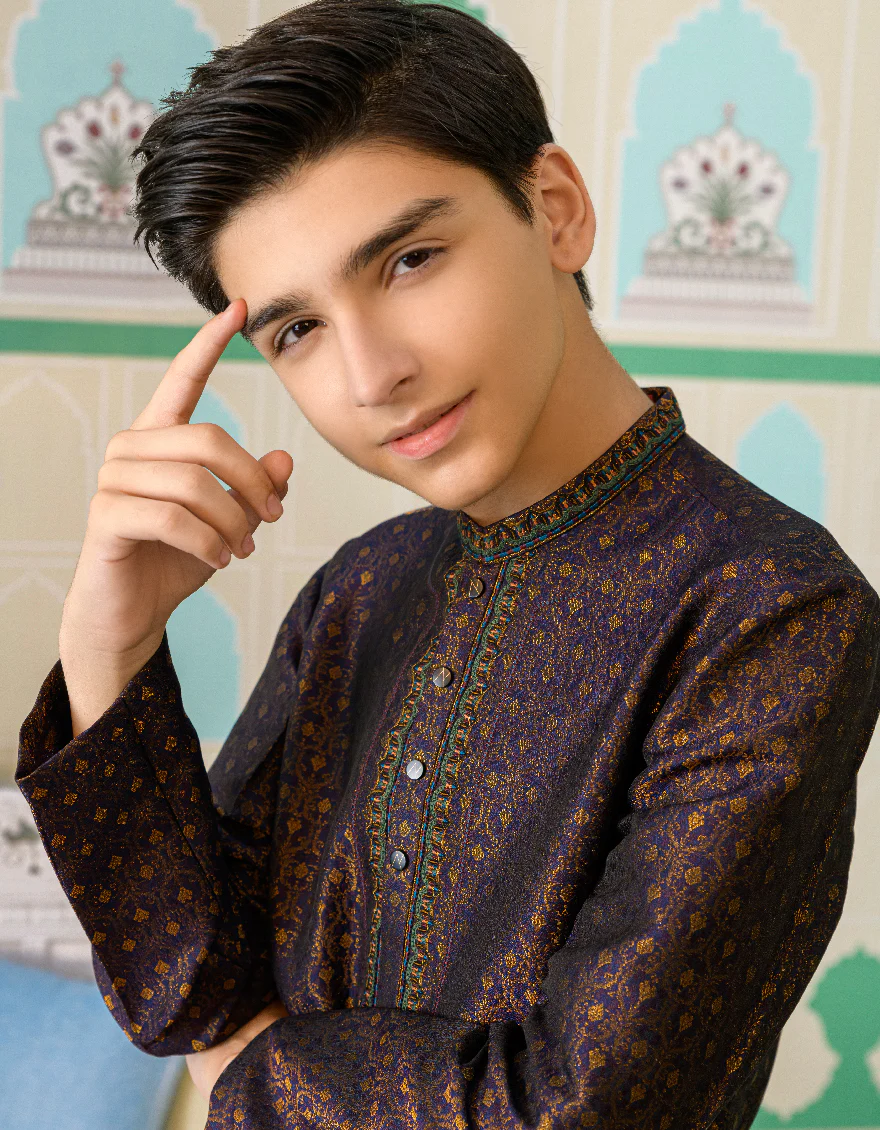 DARK PURPLE KURTA | JCK-SP-US-44265/A23/JJ8443-FL - Image 6