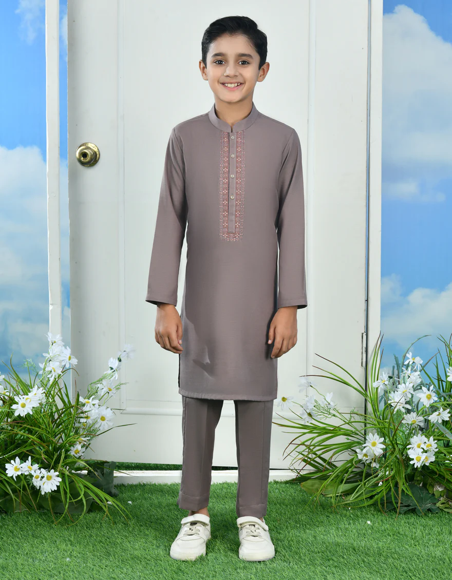PURPLE BLENDED KURTA TROUSERS | JCKP-A-34681/S24/JJ9350-SF