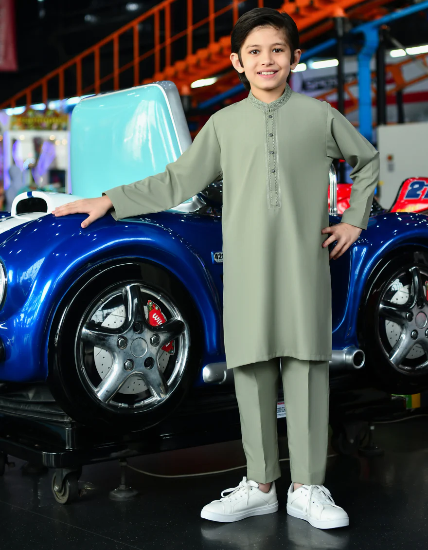JADE GREEN BLENDED KURTA TROUSERS | JCKP-A-US-38749/S23/JJ8711-SF