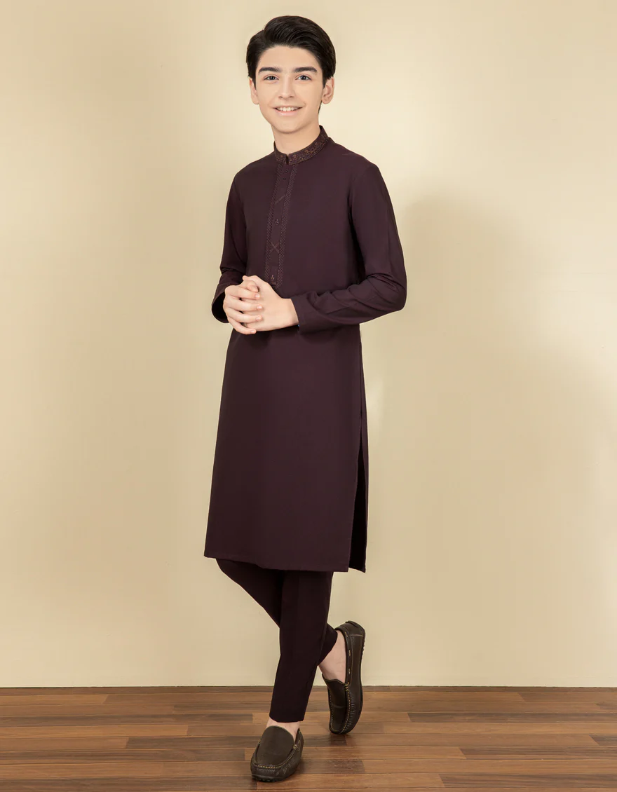 PURPLE COTTON KURTA TROUSERS | JCKP-S-US-38544/S22/JJ8175-SF