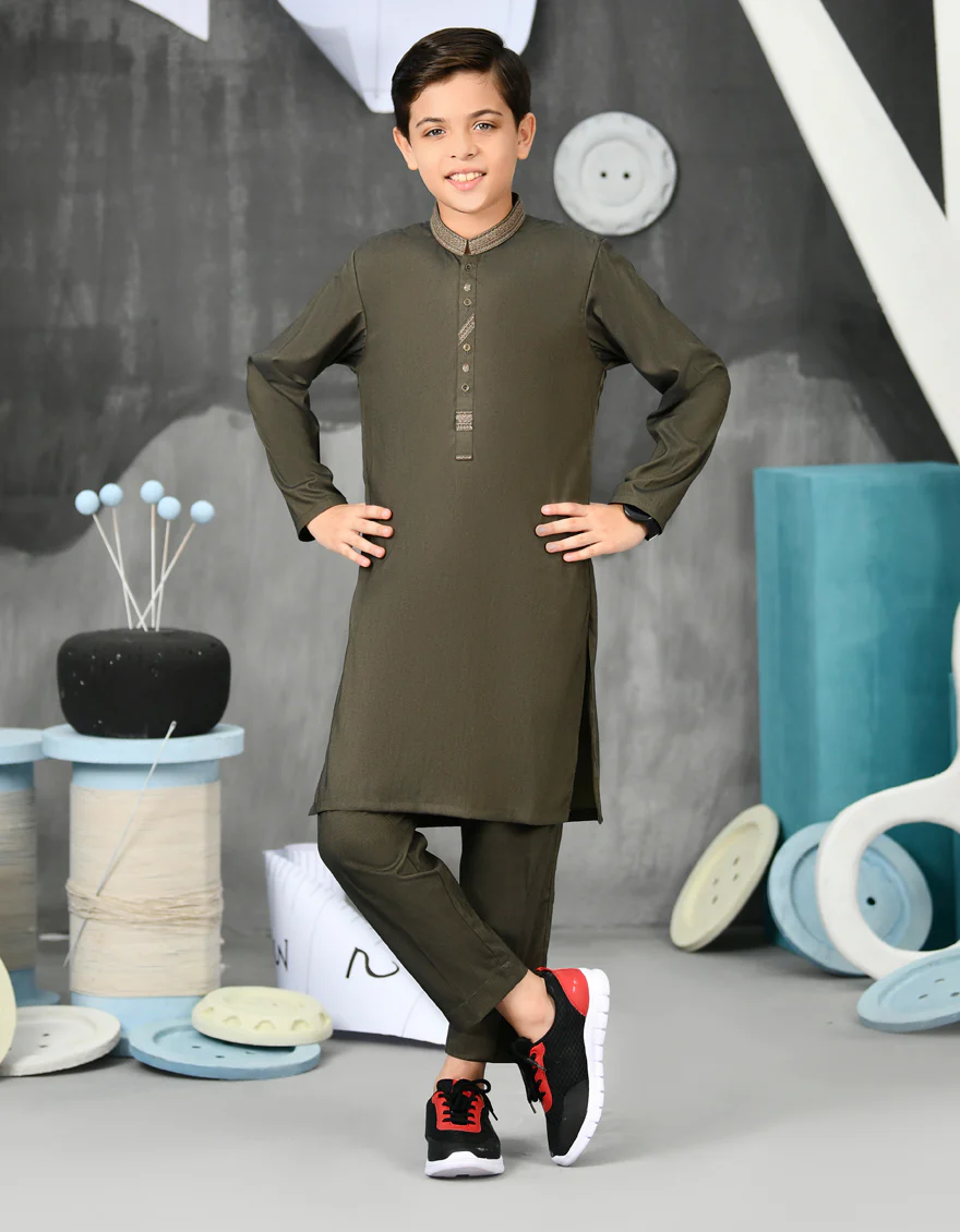 PALE GREEN BLENDED KURTA TROUSERS | JCKP-S-US-38817/S23/JJ8957-FL