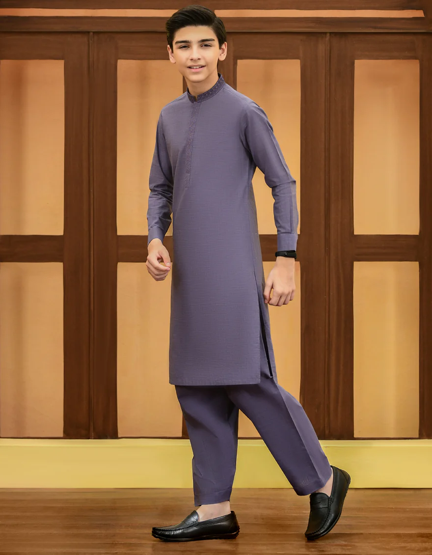 PURPLE COTTON KAMEEZ SHALWAR | JCKS-A-US-46058/S23/JJ8654-CL