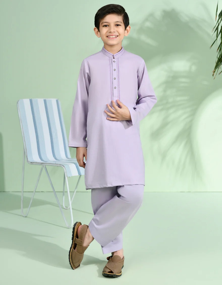 LILAC COTTON KAMEEZ SHALWAR | JCKS-S-38984/S24/JJ9213-SF