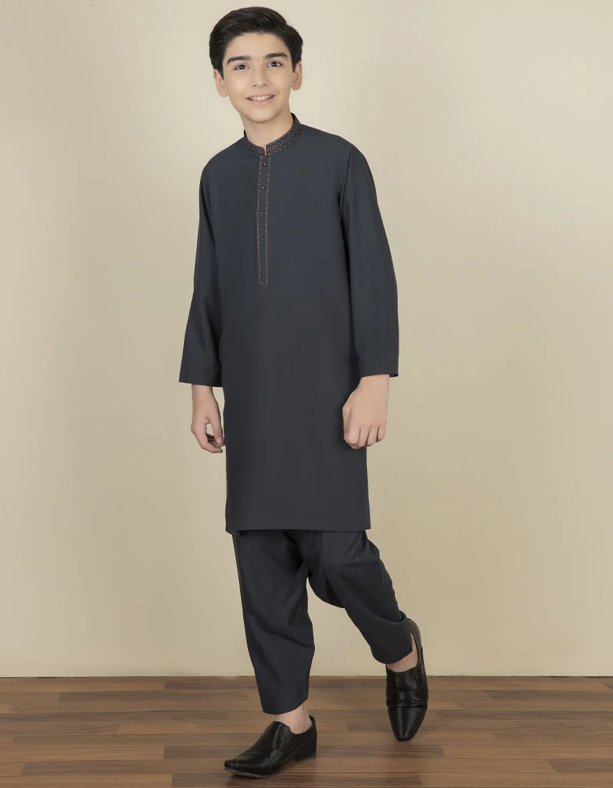CHARCOAL GREY KAMEEZ SHALWAR | JCKS-S-US-41099/S22/JJ7642-SF