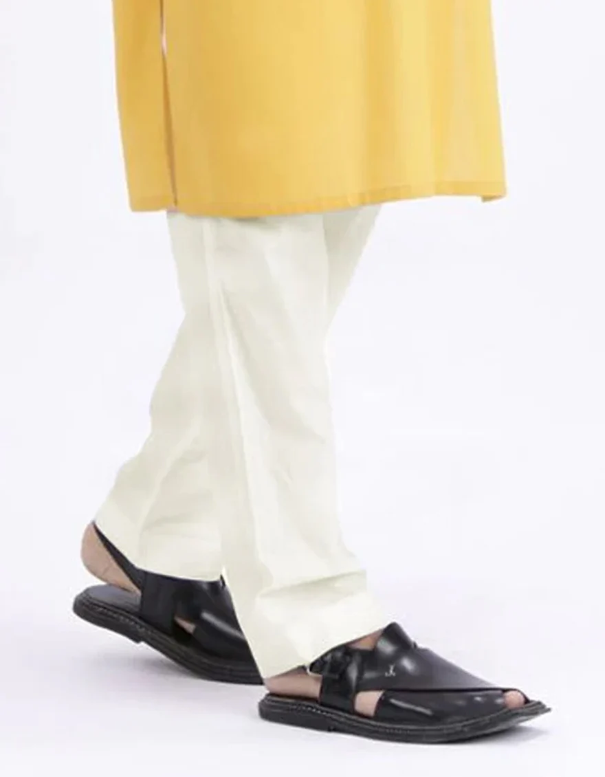 OFF WHITE COTTON TROUSERS | JCP-303-R20/S25/JJ9918