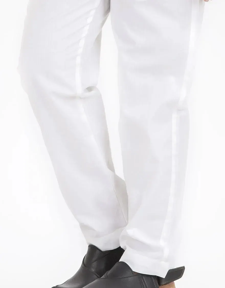 OFF WHITE COTTON TROUSERS | JCP-A-303-R18/S24/JJ9282-PN