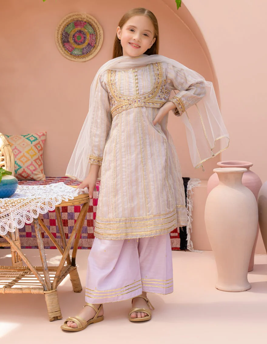 PURPLE ORGANZA 3PC STITCHED | JGK-S-24-1930 FB/SHIREEN-05