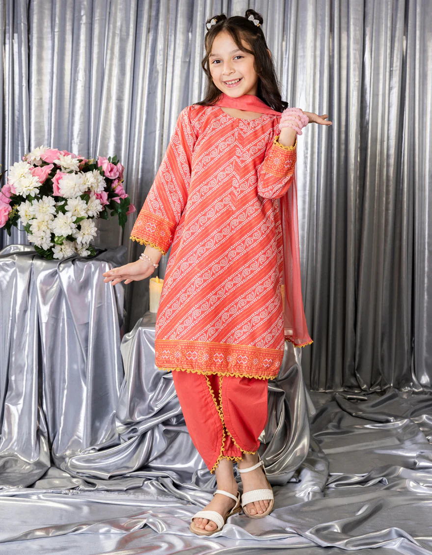 PEACH LAWN 3PC STITCHED | JGK-S-JGP-25-1543 FB/CHUNRI TREAT-1
