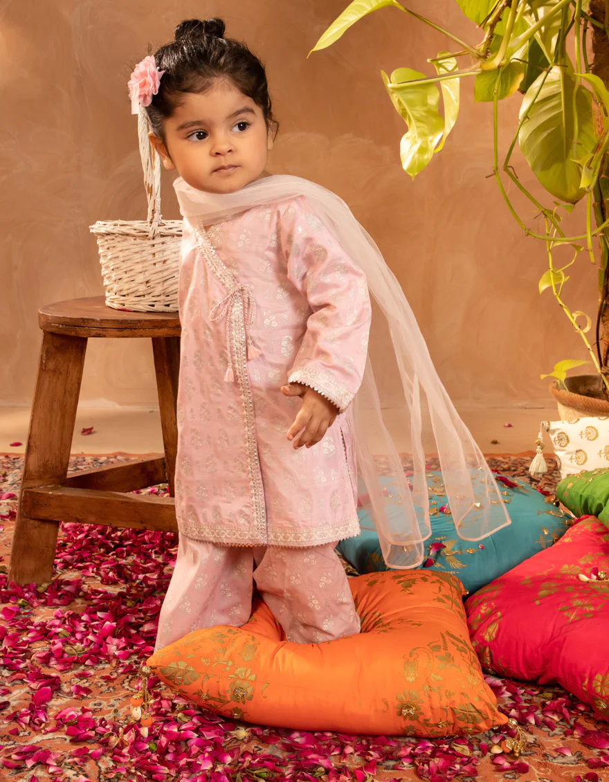 PINK COTTON SILK 3PC STITCHED | JGK-S-JIF-25-1709 FB/IRIS-09