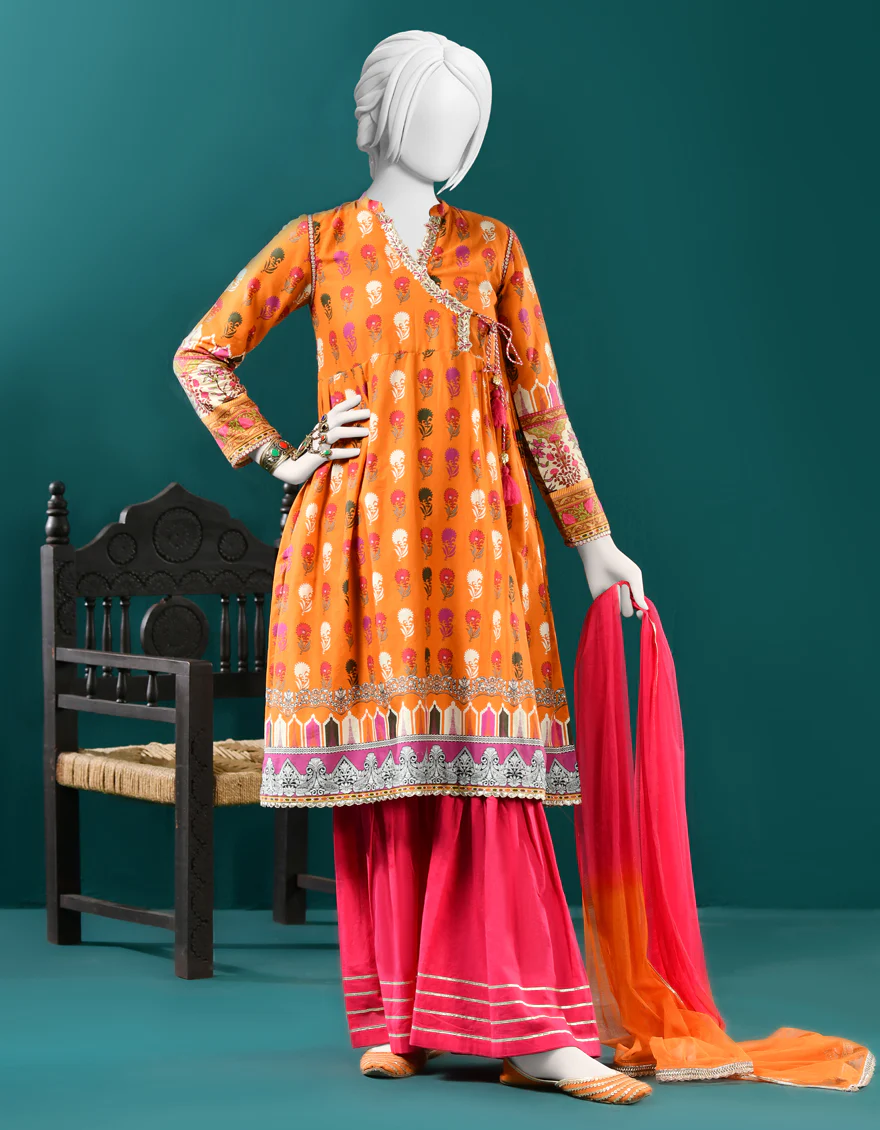 ORANGE CAMBRIC 3PC STITCHED | JGK-S-JJTS-US-22-031 FB/EMI-22-3167