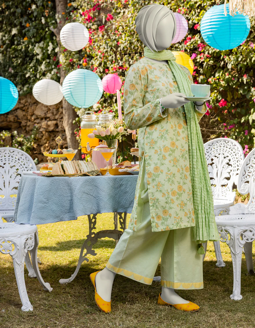 GREEN LAWN 3PC STITCHED | JGK-S-JTP-25-603 FB/BASICS-03
