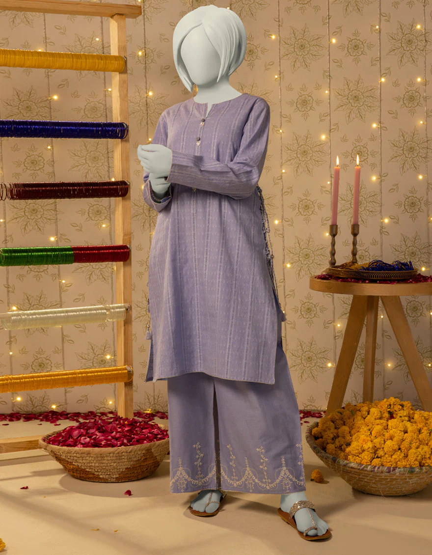 PURPLE DOBBY 2PC STITCHED | JGK-S-JTST-25-431 FB/DELARA-03