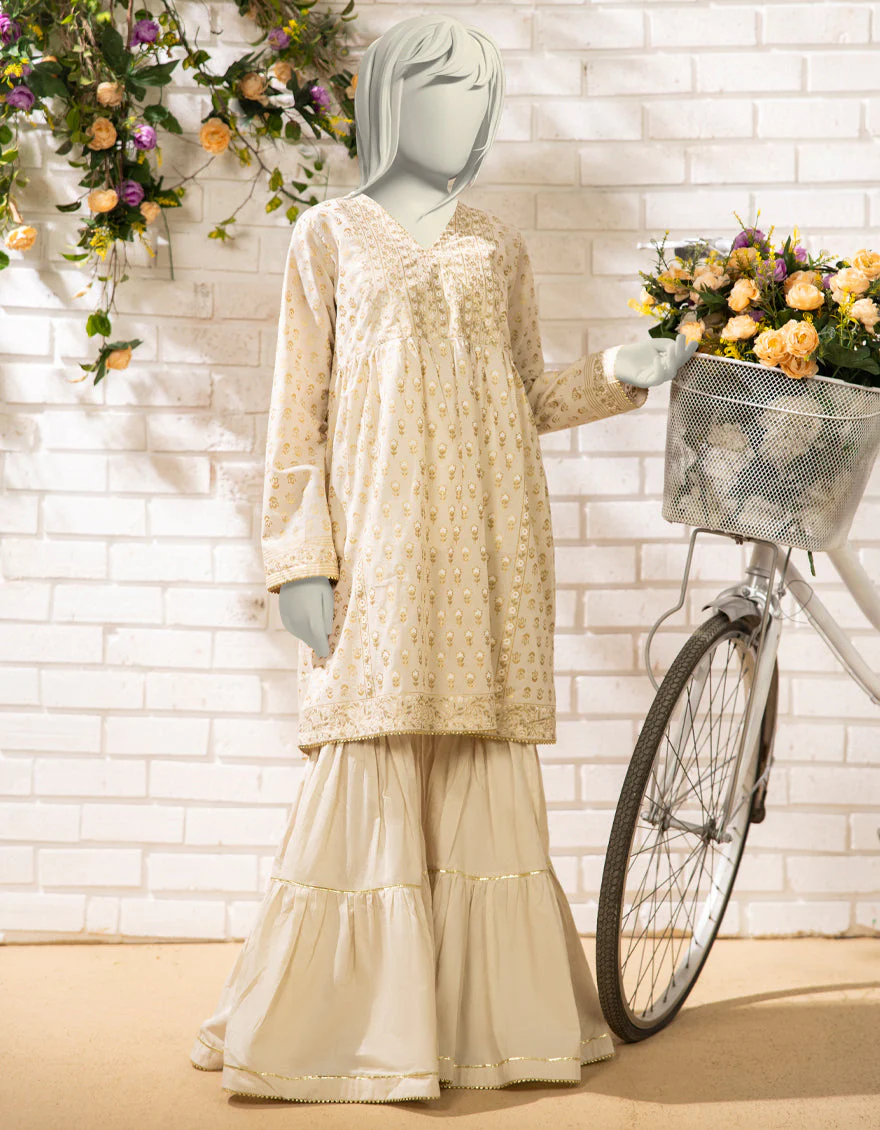 BEIGE LAWN 2PC STITCHED | JGK-S-JTST-25-446 FB