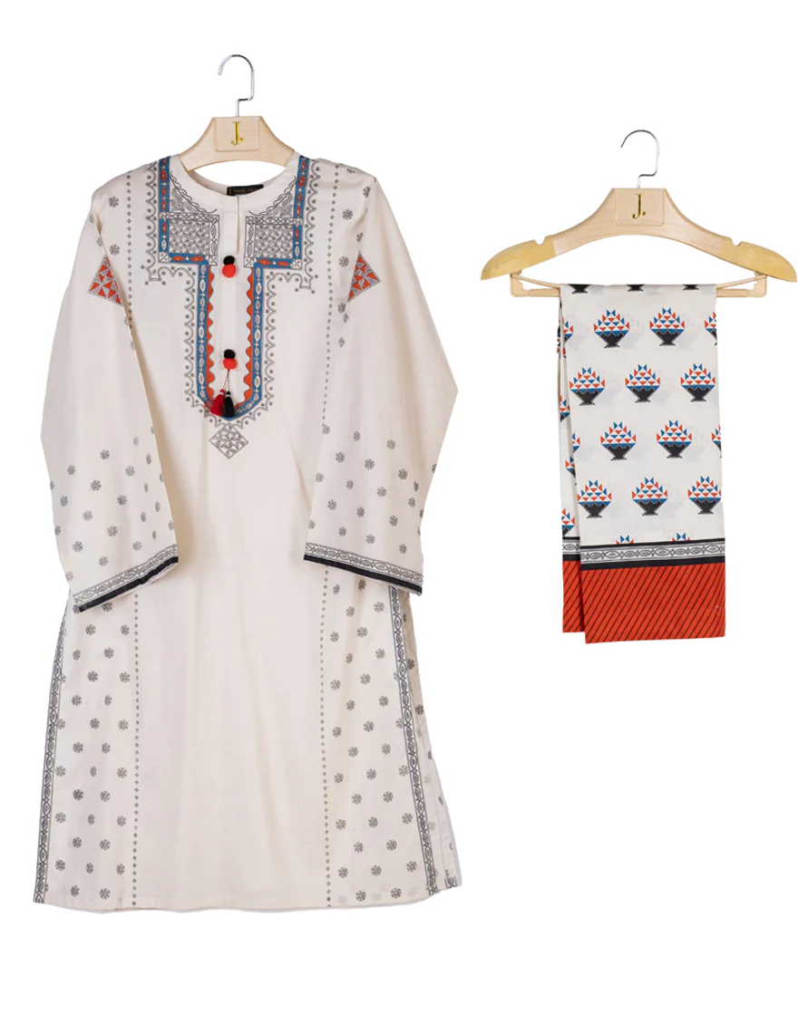 BEIGE LAWN 2PC STITCHED | JGK-S-JTST-25-447 FB