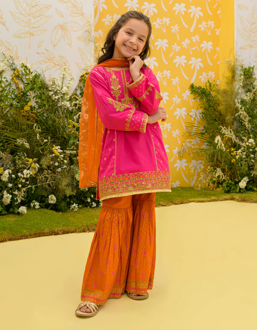 PINK LAWN 3PC STITCHED | JGK-S-US-23-1915 FB/JH-222