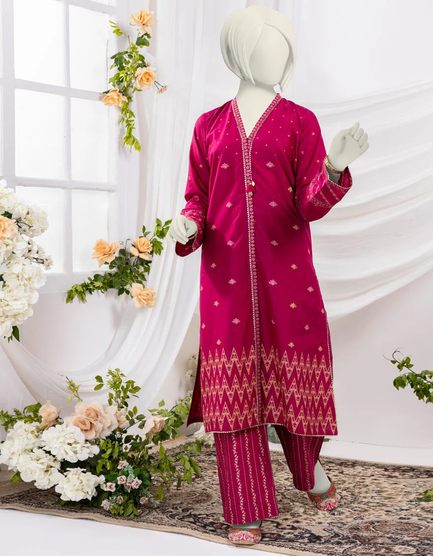 PINK LAWN 2PC STITCHED | JGK-S-YGTL-428-24 FB/CHAPPAI-02